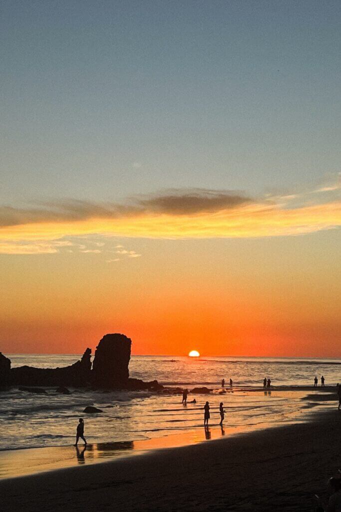 Sunset in Central America