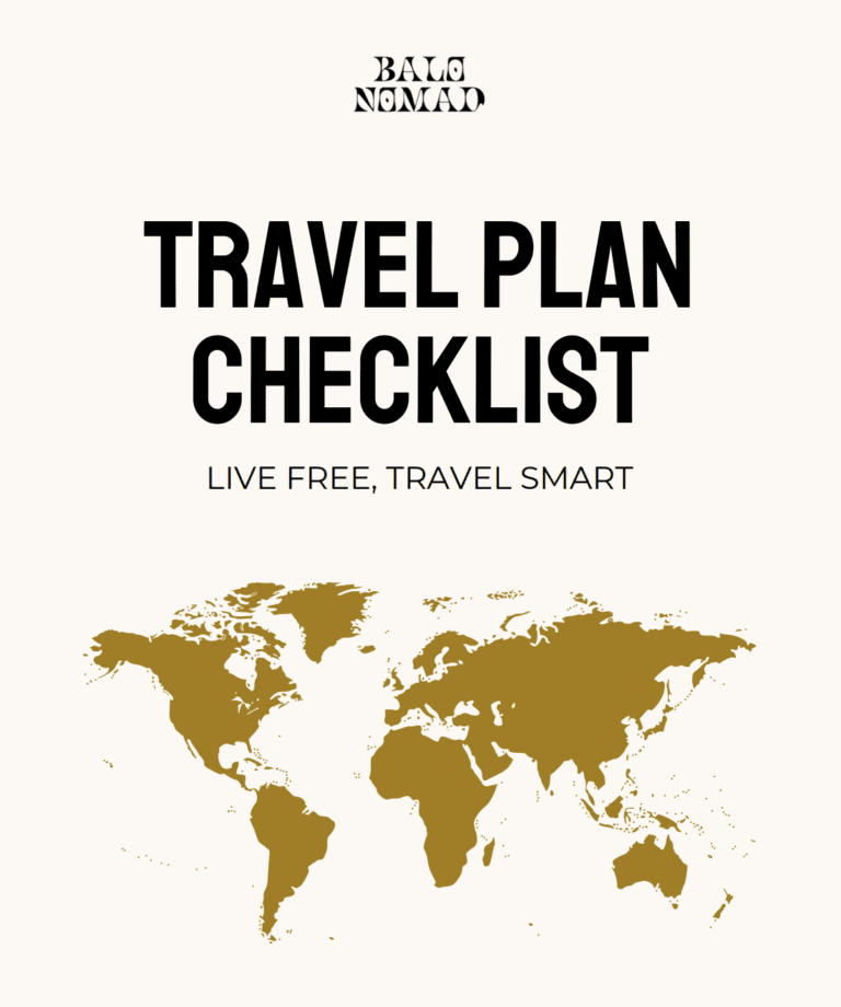 Travel Plan Checklist – Easy Pre-Trip Guide + Free PDF